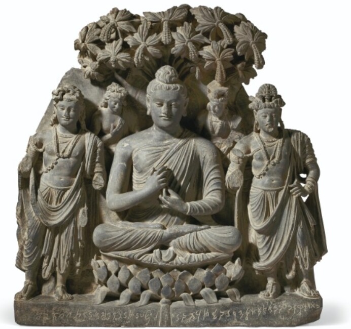 Nepalese Gilt Copper Buddha Shakyamuni (13th C.)