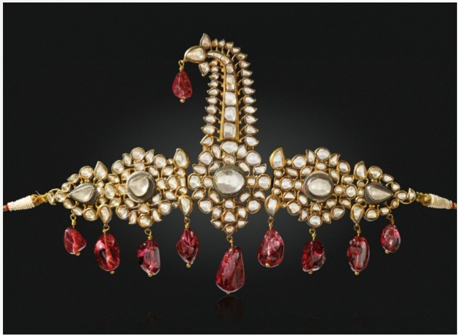 Shah Jahan Spinel and Enamel Seal Ring